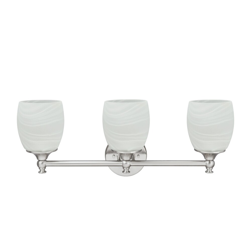Aspen Creative 62111 3 Light Bathroom Vanity Wall Light Fixture Brushed Nickel Aspen Creative 62111 3 Light Bathroom Vanity Wall Light Fixture Brushed Nickel